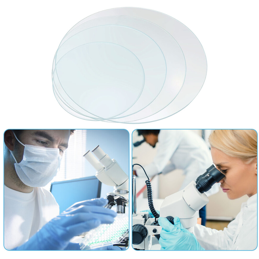 4Pcs Laboratory High Temperature Resistant Thickened Watch Glass-image-OPC-PKTNXPG-NEW