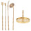 brass incense cone making tools set with spoon brush 1