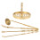 brass incense cone making tools set with spoon brush 3