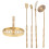 brass incense cone making tools set with spoon brush 6