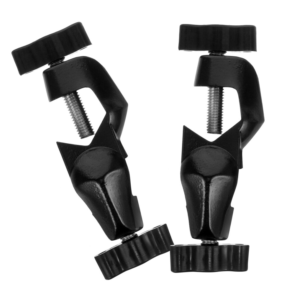 2Pcs Adjustable Right Angle Boss Head Clamp Holder For Lab Support 3323632983860