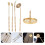 brass incense cone making tools set with spoon brush 4