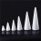12 pcs solid polystyrene cone christmas ornaments for craft projects 9