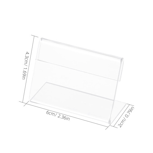 Stickers Easy Peel Frame Holder Stand Name Cards Rack Display 1