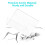 Stickers Easy Peel Frame Holder Stand Name Cards Rack Display 7