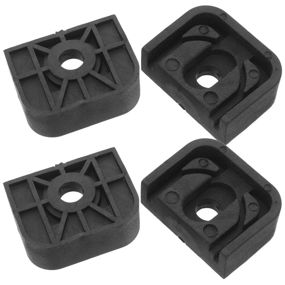 4Pcs Rubber Anti-Vibration Pads For Air Conditioner Shockproof Black 3324103279215