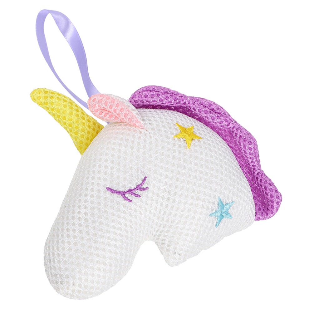 Aboofan Cartoon Unicorn Bath Sponge Exfoliating Shower Ball For Soothing
