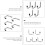 5pcs heavy-duty steel wall-mounted hooks for garage tool storage 9