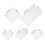 5Pcs Transparent Acrylic Stamp Blocks For Scrapbooking And Card Making 3
