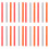 36pcs Creative Reflectors Bike Wheel Warning Strips Reflective Tubes 7