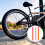 36pcs Creative Reflectors Bike Wheel Warning Strips Reflective Tubes 9