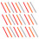 36pcs Creative Reflectors Bike Wheel Warning Strips Reflective Tubes 10
