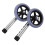 1 pair walking aid front wheel replacement, mute walker part 6