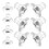 10pcs silicone earring backs studs supplies 1