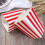 25pcs classic striped paper popcorn cups snack containers 5