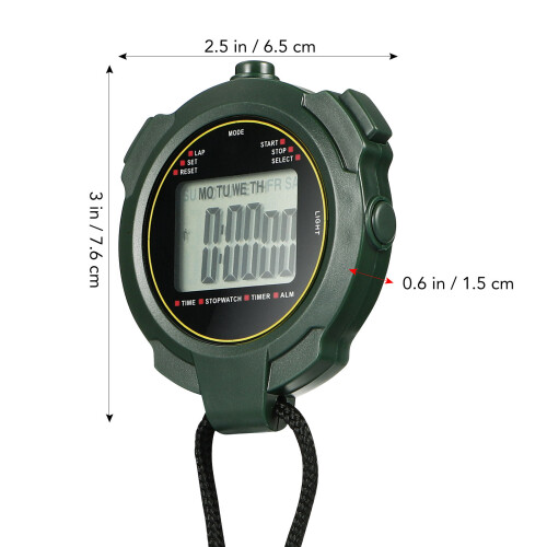 professional training stopwatch multi-function luminous timer 1