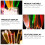 1 set of 7 simple glasses with base 9