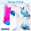 30pcs disposable toilet brush refills sponge heads replacement 7