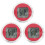 mini motorcycle clocks waterproof -on for car 3 pcs 4