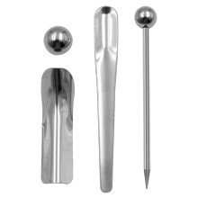 4pcs stainless steel tile pressure ball with double hole