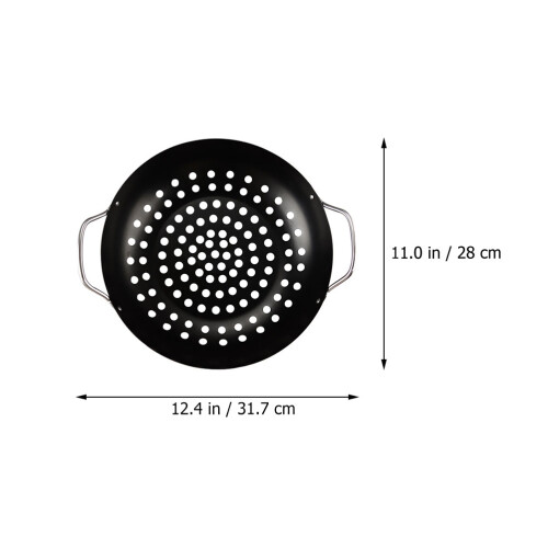 Non-Stick Portable BBQ Pan with Drain Plate for Practical Grilling 1