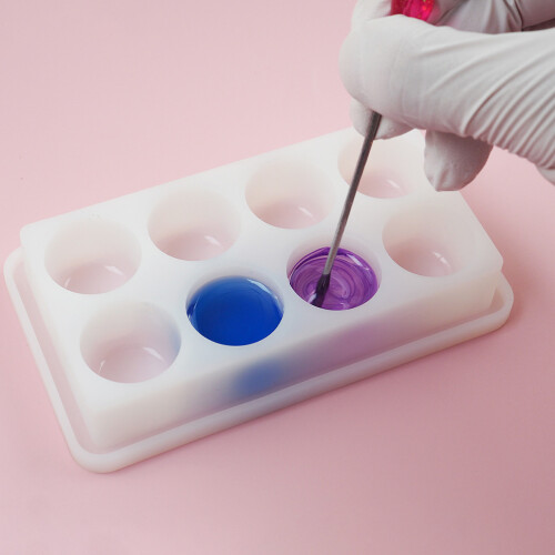 resin mixing box palette epoxy holder diy silicone tray 2