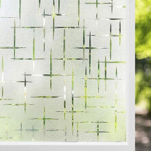 Frosted Window Privacy Film, Static Cling Window Sticker Non-Adhesive,Window Clings