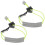 2pcs adjustable pant leg straps for cycling, bicycle ankle bands 1