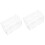 2pcs Automatic Acrylic Chicken Feeder Chick Feeding Holder 6
