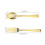 120pcs Gold Utensils Silverware 3