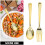 120pcs Gold Utensils Silverware 8