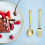 120pcs Gold Utensils Silverware 5