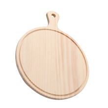 Wooden Pizza Board Decorative Serving Tray Smooth Finish For Home Cafe Restaurant Dessert Plate