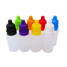 8 pz bottiglie 20 ml vuote in con contagocce e siringhe