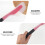 Silicone Schraper Voor Cakecreme En Icing Translucent Rood 11