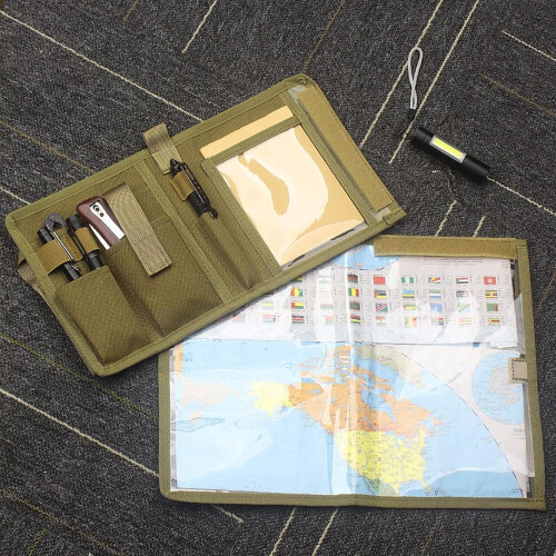 Outdoor Map Holder Waterproof Organizer Bag For Navigation Tools Compasses And Flashlights, Multifunctional 1