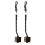 2PCS Golf Club Cleaner Doppelseitige 3