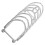 suporte aço inoxidável para com 6 encaixes e alça argola 1