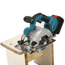 Circular Saw 4.9-Inch Cordless, 0-45 Degree Bevel, 4000 RPM, 4.0Ah Battery, Cuts Wood Metal Plastic Marble Pipes