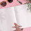 Bloemenring Bladwijzer Student Paars Epoxy Plastic Boekensteun 9