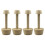 4 dubbele taartstempers: deegstamper voor cake, quiche, dessert 11