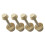 4 dubbele taartstempers: deegstamper voor cake, quiche, dessert 10