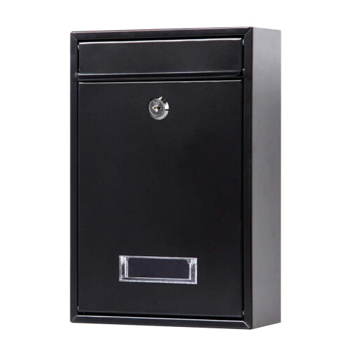 1Boîte Aux Lettres Noir Pour Usage Extérieur 1