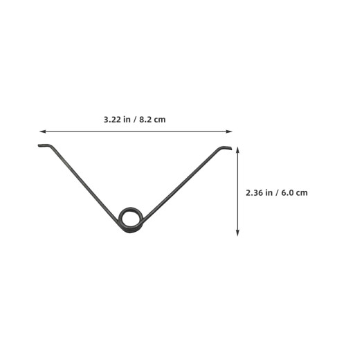 10 v-form gartenschere federn, für 1