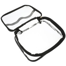 lunchtasche transparent für unterwegs, picknick & make-up