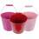 3er-set metall-eimer, mini-eimer, tischdeko, party-favor, kinder-eimer 3