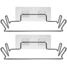 2 müllbeutelhalter mit haken und ablagefächern