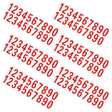 6 Bögen -Aufkleber, selbstklebend für Mülltonnen und Abfalleimer