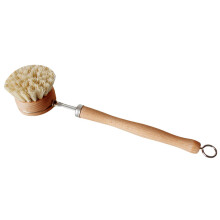 sisal-topputzschwamm mit holzlangstiel zur von geschirr