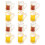 20st Wohnkultur Harz Mini Becher Kind 5
